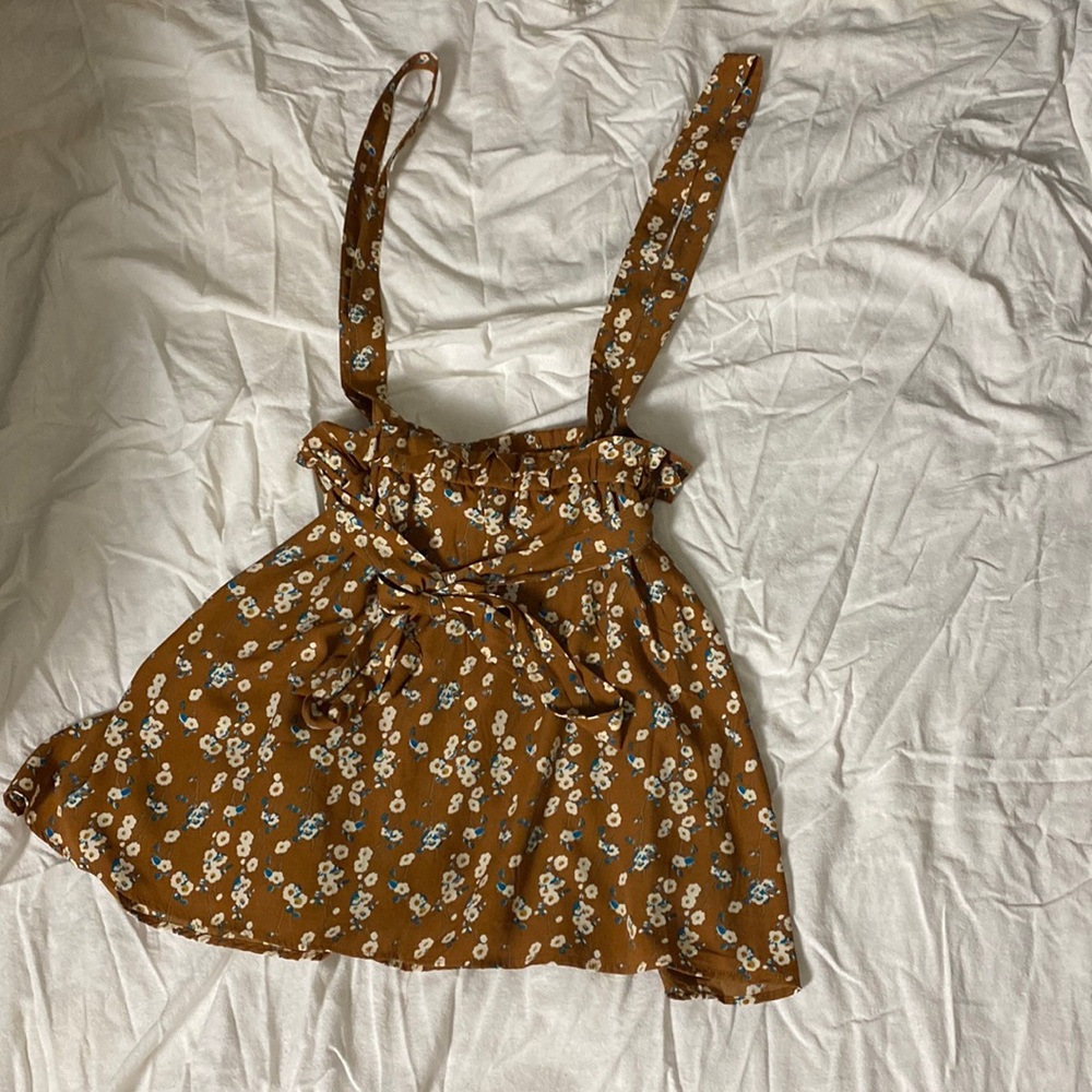 Flare Mini Overall Skirt